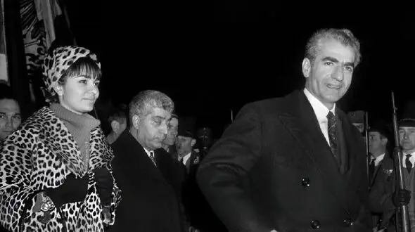 عکس سفر در زمان /  «محمدرضا پهلوی و فرح دیبا » در سفر نروژ /  سال 1340