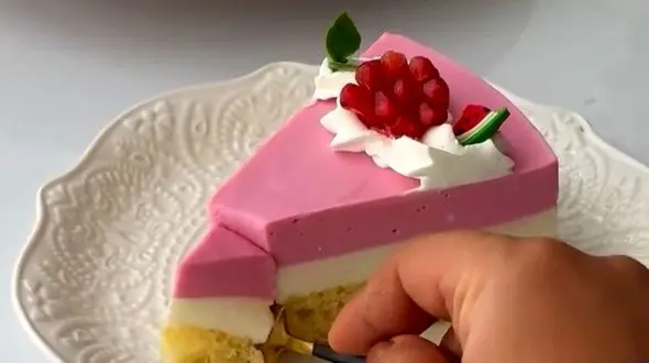 طرز تهیه چیز کیک یلدایی + فیلم