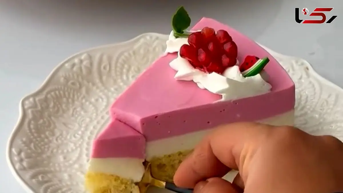 طرز تهیه چیز کیک یلدایی + فیلم