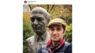بازیگر مرد در کنار مهم ترین روشنفکر ایرانی