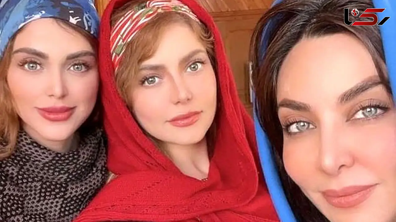 فیلم / نگاهی به چیدمان مبلمان شیک و دکوراسیون اصیل ایرانی فقیهه سلطانی و 2 خواهر زیبایش / از فرش هخامنشی قرمز رنگ تا ....