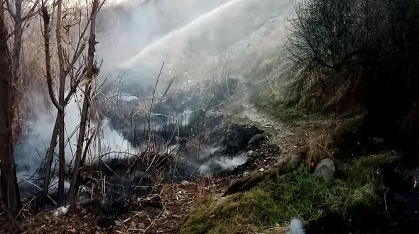 آتش در قلب خیابان نفت تهران + فیلم اختصاصی