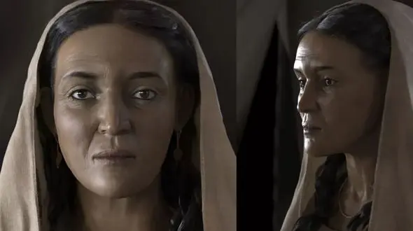 زنی از عربستان در ۲ هزار سال پیش/ عکس