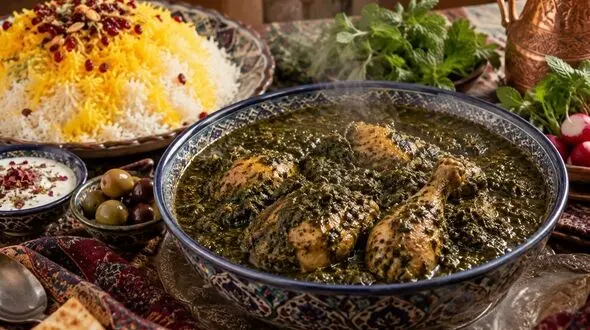 طرز تهیه خورشت نعناع جعفری با مرغ؛ خوش‌ عطر و متفاوت