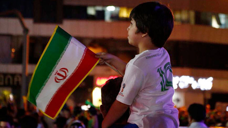 شادی مردم ایران بعد از بازی ایران و پرتغال