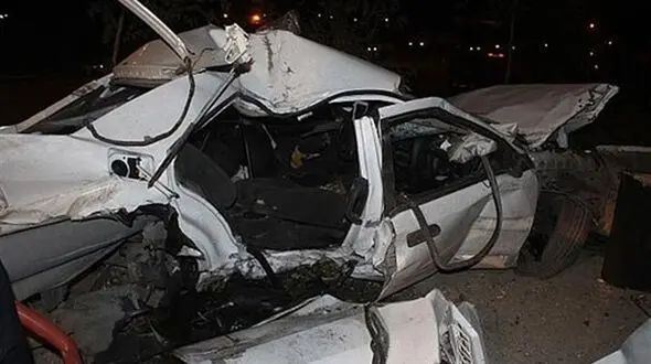  ۲ کشته و ۵ مجروح در تصادف جاده‌ای در بندرترکمن