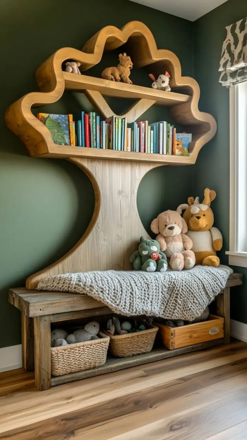 کتابخانه فانتزی اتاق کودک