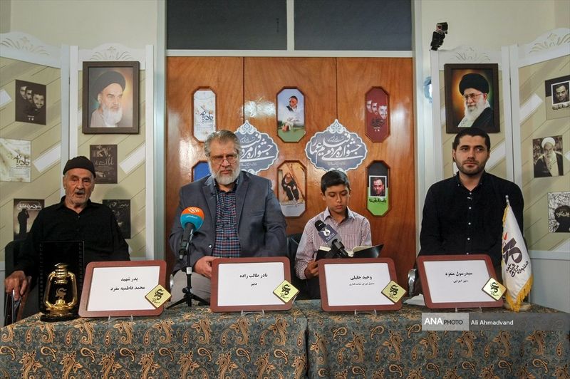 رکنا: عکس های نشست خبری جشنواره عمار در تورقوزآباد 