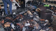 مهار آتش سوزی 2 فروشگاه کفش در زاهدان