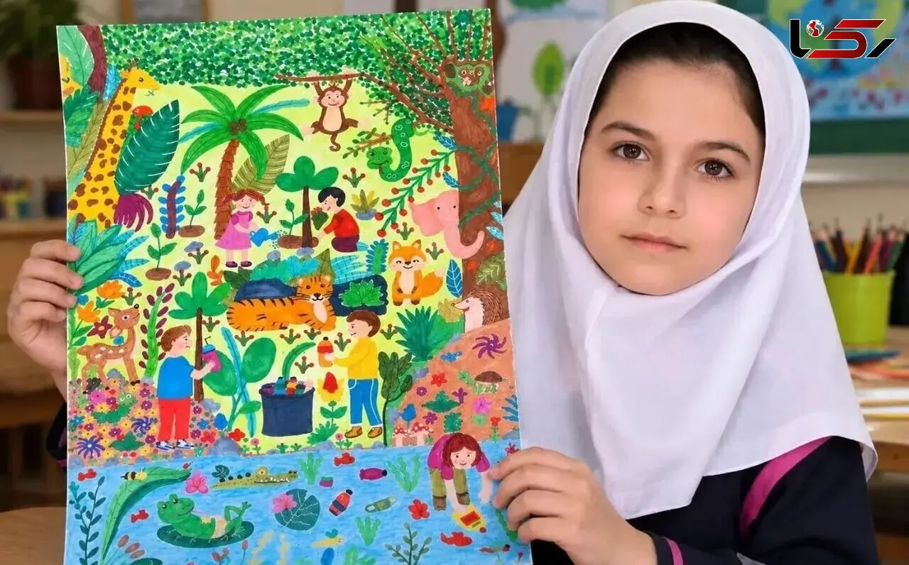 دختر خوزستانی جایزه جهانی یونیسف درباره محیط زیست را کسب کرد