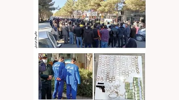 بازسازی سرقت مسلحانه از طلافروشی خراسان + عکس