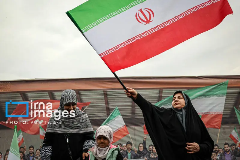 حضور مردم ایران در راهپیماتیی 22 بهمن 1404