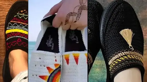 گیوه سنتی تابستانی / شکوه هنر ایرانی در هر گام