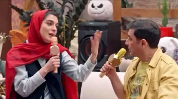 فیلم آواز عاشقانه  الیکا عبدالرزاقی برای امین زندگانی / پسر دخترا مگه جردن چی داره؟! 