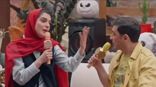 فیلم آواز عاشقانه  الیکا عبدالرزاقی برای امین زندگانی / پسر دخترا مگه جردن چی داره؟! 