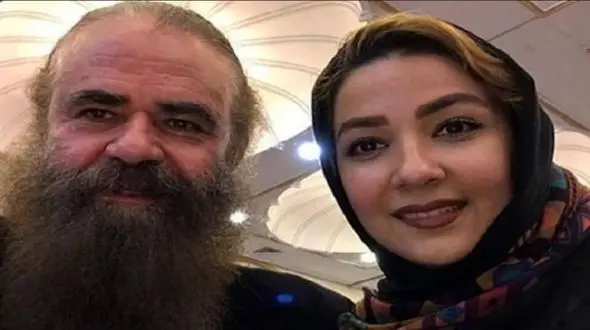  بغل عاشقانه خانم بازیگر و شوهرش جنجالی شد  / اختلاف سنی 28 سال ناقابل !