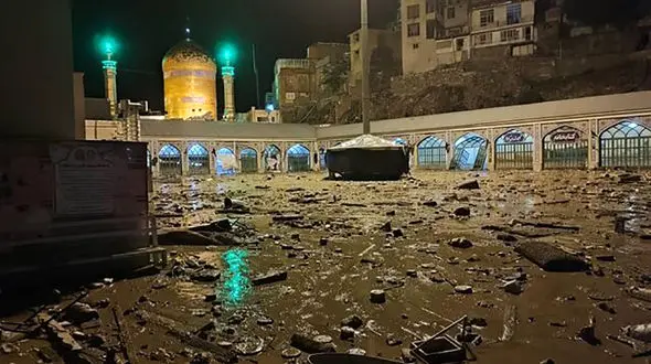 کشف اجساد قربانیان سیل امامزاده داوود در زیر زمین  یک مغازه 