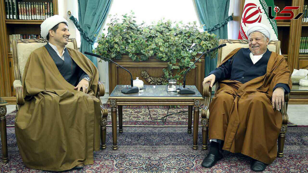 بازیگر معماى شاه در دیدار با آیت الله هاشمى رفسنجانی در یک قاب+عکس