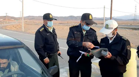 پلیس بر 3 محور ورودی گلپایگان کنترل شبانه روزی دارد + فیلم