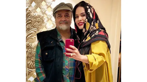 ملیکا شریفی نیا در کنار بهترین معلم خوشتیپ زندگی اش + عکس 