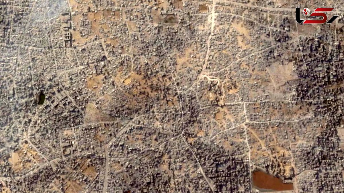 تصاویر ماهوارهای جدید از ویرانی وسیع در غزه که دنیا را شوکه کرد