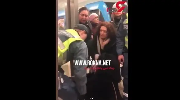 رفتار زشت ماموران مترو با زنی که بچه در شکم داشت + فیلم