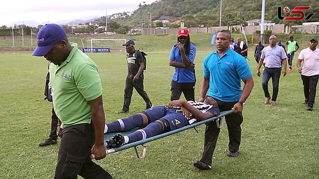 صاعقه دو بازیکن تیم فوتبال جامائیکا را نابینا کرد+عکس