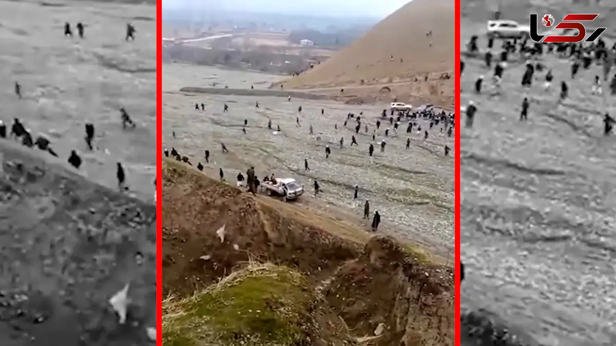 فیلم تنش شدید میان مردم محلی و طالبان در تخار