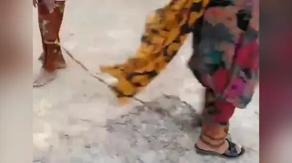 "فهیمه 14 ساله" به زمین خانه زنجیر شده بود، چون شناسنامه نداشت/ ادامه درد بی شناسنامه ها در شهرهای مرزی کشور + فیلم