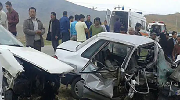مرگ 5 عضو یک خانواده در حادثه ای تلخ / نوزاد کرمانی در این صحنه کشته شد