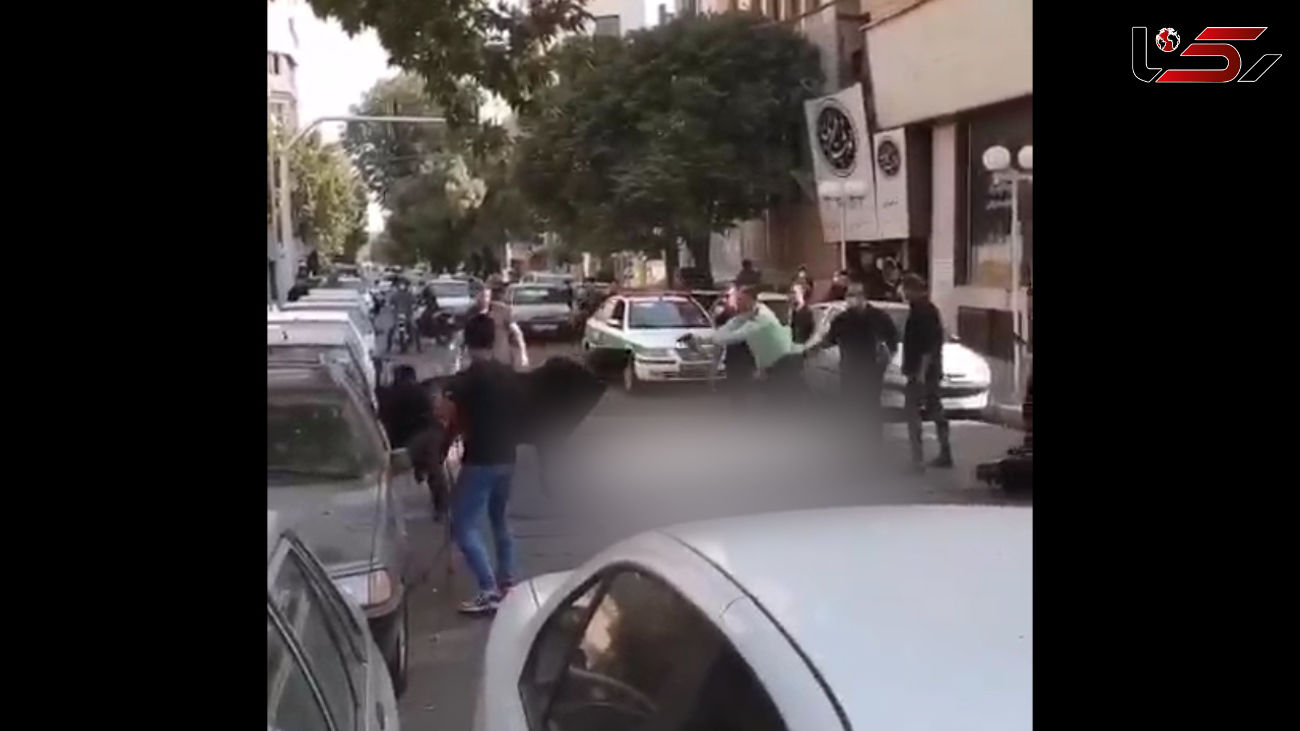 فیلم لحظه شلیک پلیس تهران به یک گاو رم کرده ! + علت
