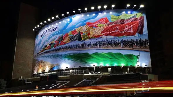 تغییر دیوارنگاره میدان ولیعصر (عج) تهران