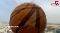  جوان بی‌پروا مرگ را با اسکیت‌بردش به چالش کشید + فیلم