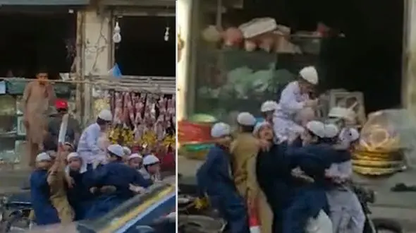 موتورسواریباورنکردنی پیرمرد با 11 ترک نشین + فیلم و عکس