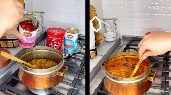 7 تا راز مهم لعابدار شدن و خوشمزگی قیمه های نذری + فیلم