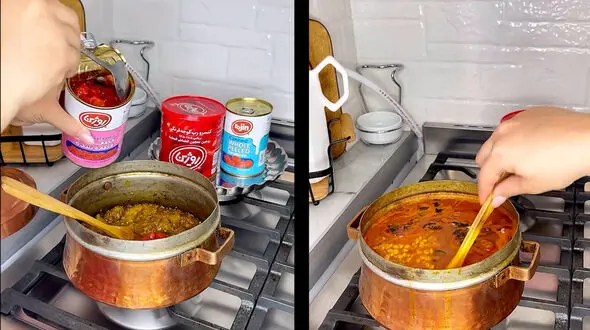 7 تا راز مهم لعابدار شدن و خوشمزگی قیمه های نذری + فیلم