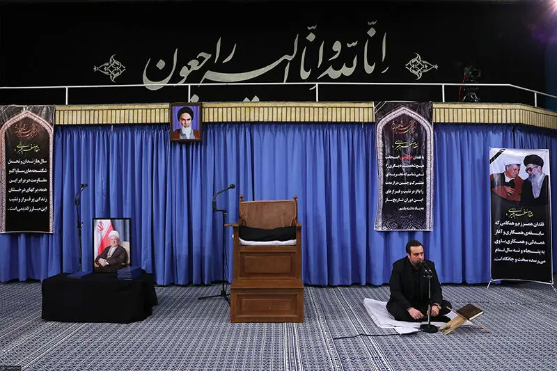 مراسم ترحیم آیت الله هاشمی رفسنجانی با حضور رهبر