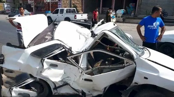 تصادف خونین در مشهد / 8 مصدوم روانه بیمارستان شدند + عکس