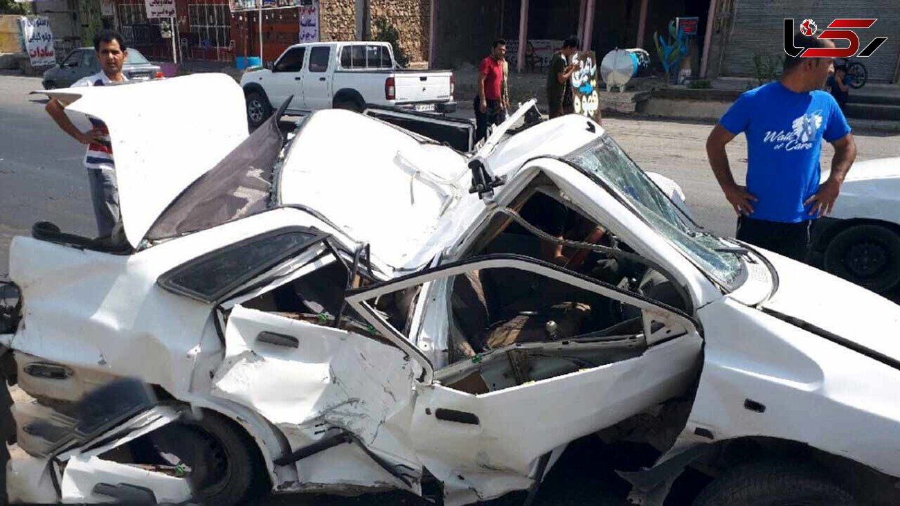 تصادف خونین در مشهد / 8 مصدوم روانه بیمارستان شدند + عکس