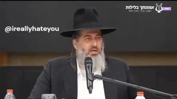 خاخام صهیونیست و درخواست مرگبار برای کودکان غزه + فیلم