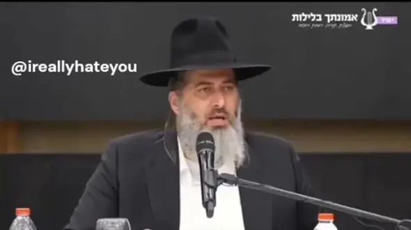 خاخام صهیونیست و درخواست مرگبار برای کودکان غزه + فیلم