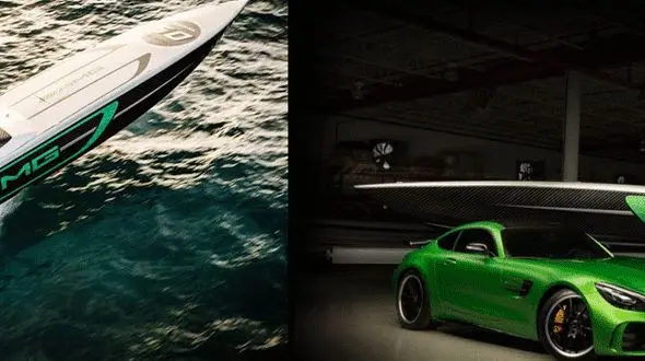 رونمایی از قایق مسابقه‌ای مرسدس +تصاویر