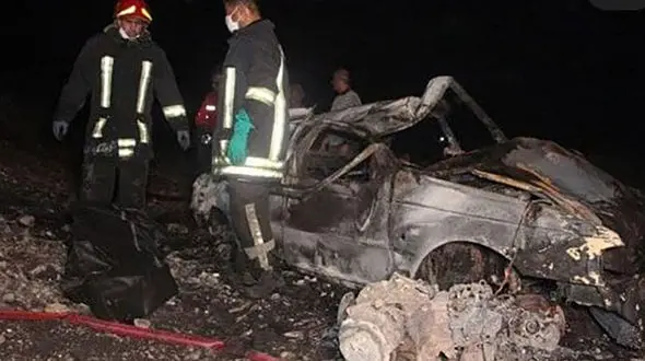  3 کشته و زخمی در برخورد دو خودرو در بندرعباس+عکس 