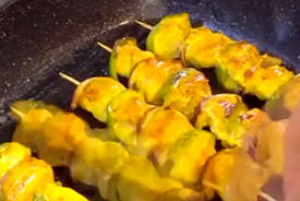 طرز تهیه جوجه کباب تابه ای مثل هتل ها + فیلم