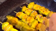 طرز تهیه جوجه کباب تابه ای مثل هتل ها + فیلم