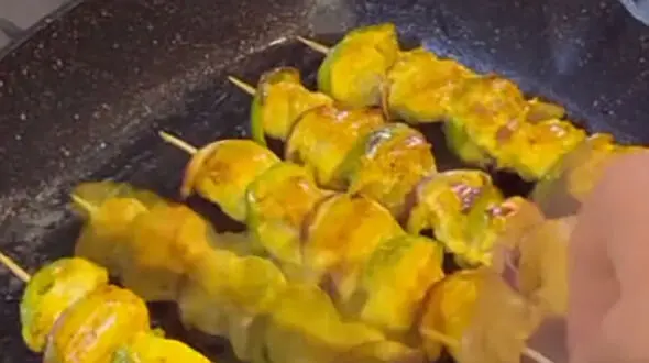 طرز تهیه جوجه کباب تابه ای مثل هتل ها + فیلم