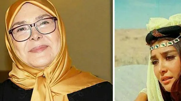  عکس باورنکردنی  جوانی خانم بازیگر پیر ایران ! / آفرین عبیسی کنار ناصرملک مطیعی چی بود و حالا چی شد  !