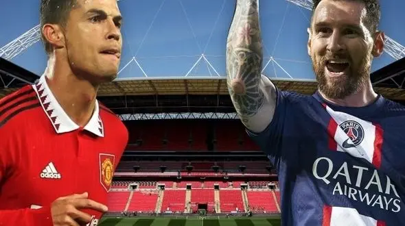 رونالدو مقابل مسی / مسابقه قرن در ومبلی لندن !