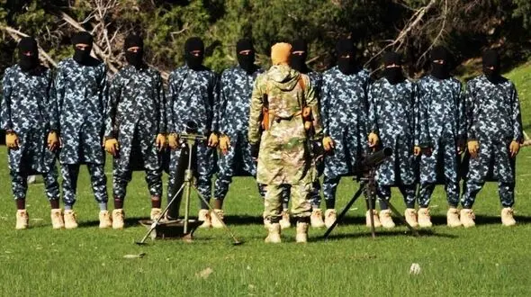 در مرکز آموزش نظامی داعشی‌های افغانستان چه می‌گذرد؟ +تصاویر 
