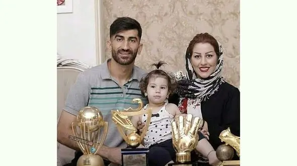 عکس لباس مجلسی همسر علیرضا بیرانوند ! + عکس